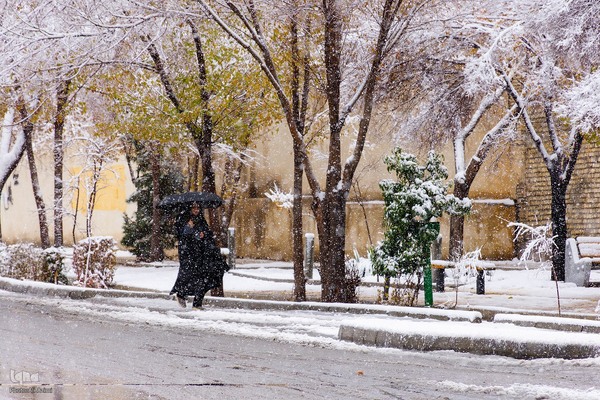 اصفهان در آغوش برف