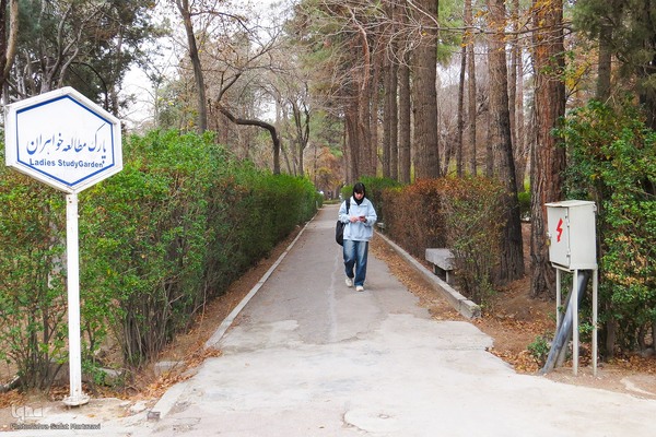 آخرین روز‌های پاییز در دانشگاه اصفهان