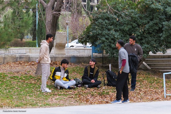 آخرین روز‌های پاییز در دانشگاه اصفهان