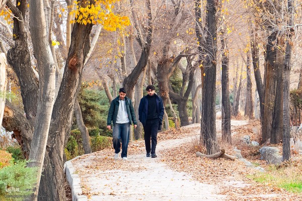 آخرین روز‌های پاییز در دانشگاه اصفهان