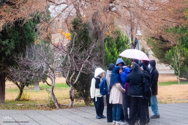 آخرین روز‌های پاییز در دانشگاه اصفهان