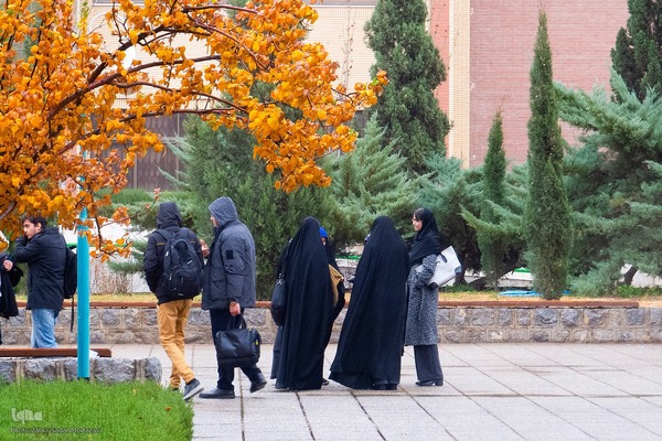 آخرین روز‌های پاییز در دانشگاه اصفهان