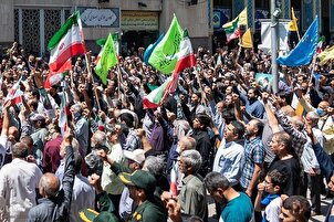 Demosntrasi Rakyat Iran Menentang Agresi Rezim Zionis