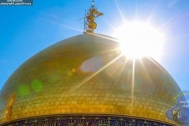 Iraq:inaugurata nuova cupola del Mausoleo Imam Ali(AS) + FOTO