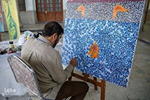 Workshop artistico al mausoleo di Abdul Azim Hasani