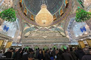 Suasana makam Imam Ali (AS) pada malam hari kelahiran Imam Muhammad Taqi (as)