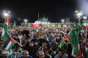 په رضوي سپیڅلي حرم کښې تر ټولو ستر قراني محفل