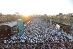 Maelfu washiriki Swala ya Iddi  eneo la Bain-ul-Haramain, Karbala, Iraq